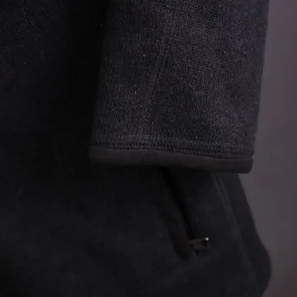 Patagonia Better Sweater Fleece Jacket Mens Small Black Outdoor Zip Hiking Trail - Picture 10 of 12